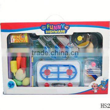 attractive appearance cooking kitchen set toy