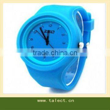 Healthy life custom silicone slap band watch promotional gifts