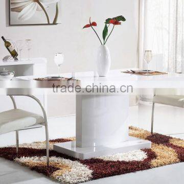 DT-2025 High Gloss White Dining Table