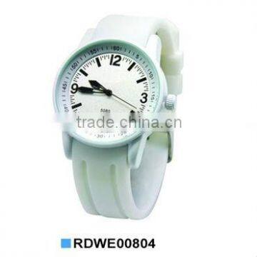 Promotional watch with silicon strap