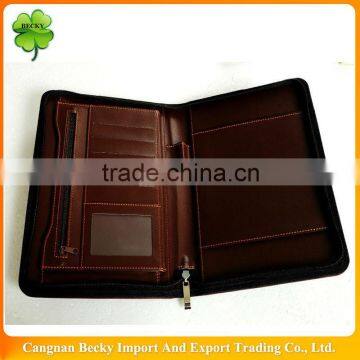2015 High quality a5 diary leather cover