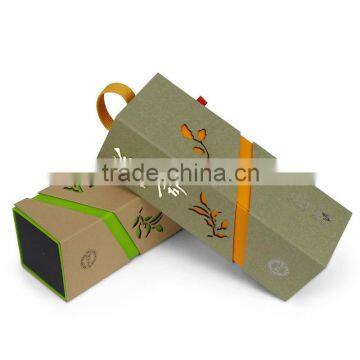 Hot Selling OEM Beautiful Printed single bottle wine box