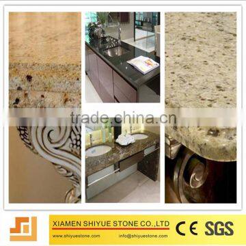 Yellow Marble and Granite Kitchen Countertop