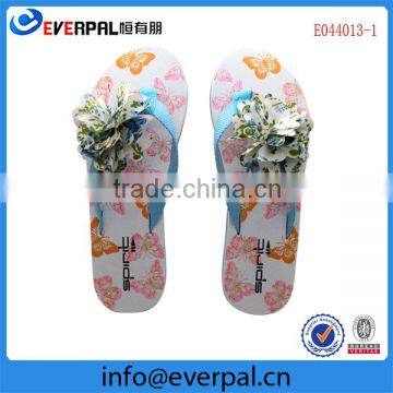 bohemia flower flip flops