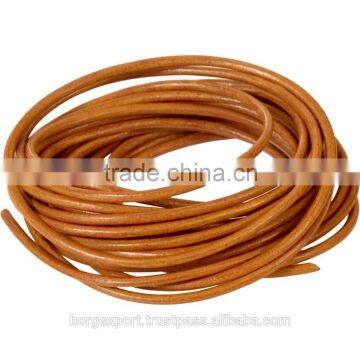 6mm Round Leather Cords From BORG EXPORT photo-3