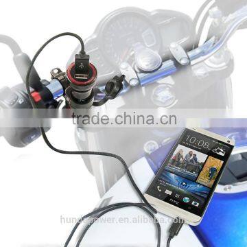 12V-24V Waterprof Motorcycle cigarette lighter for mobile phone