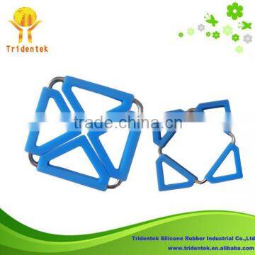 High quality square shape with hole food grade silicone mat
