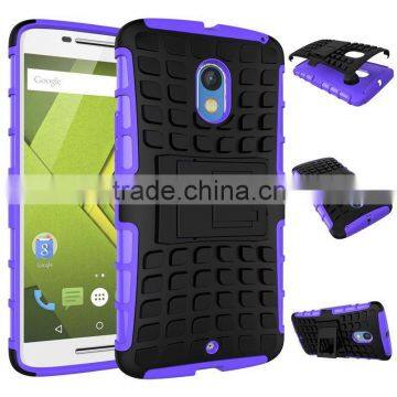 2015 New design Rugged Hard Robot Back Cover Stand Holder kickstand hard phone cover case for moto x play alibaba china