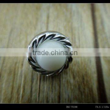 custom made fashion rhinestone button for garment