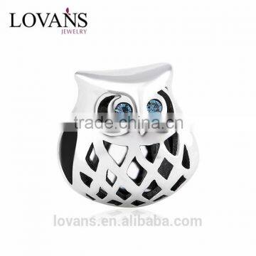 Lovans Jewelry 925 Sterling Silver Owl Animal Charm