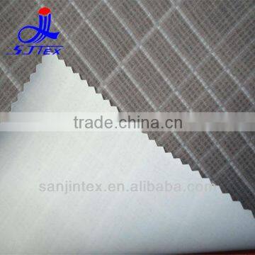 printed grid spandex fabric used for outdoor functional fabric