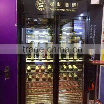 High class stainless steel customized wine cooler DIY wine cellar