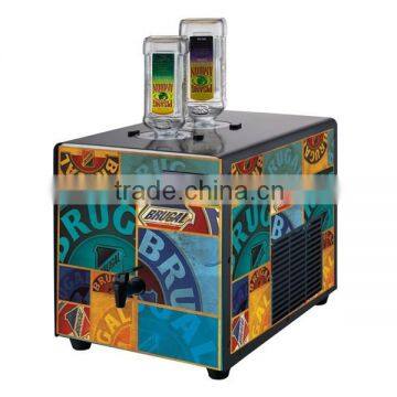 liquor dispenser 1.5L liquor bottling machine compressor cooling 2 taps liquor chiller machine custom logo