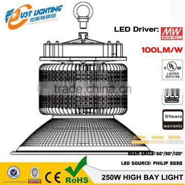 Warehouse Led High Bay Lighting Price 120W150W200W250W New Design High Bay Lighting Bridgelux Led High Bay Light With Meanw photo-5
