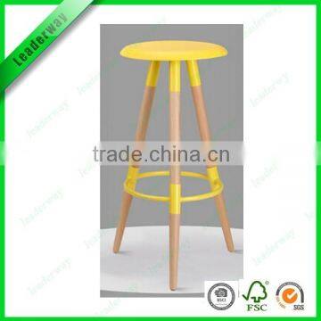 KD wooden bar stool top with different colors