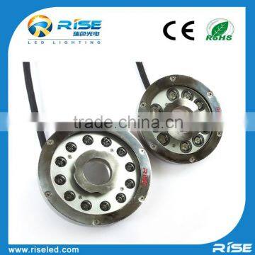 RGB Color IP68 Stainless Steel 27w Underwater Fountain Led Ornamental Light