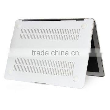 White+Gold Rubberized Hard PC Marble Case for MacBook 13 Inch