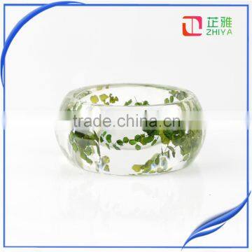 Newest handmade customized forever natural dried flower resin bangle for women gift