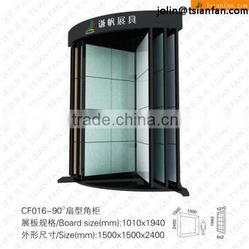 CF016 supermarket fruit stand rack / Page turning display rack