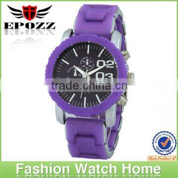 Newest Fashion Ladies Analog Quartz Watch Silicone Band