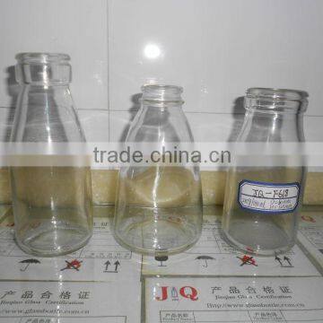 180ml, 200ml and 250ml glass milk bottle