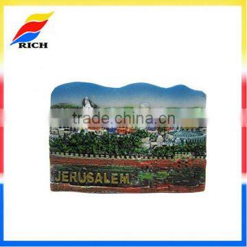 OEM wholesale souvenir polyresin custom country souvenir fridge magnets