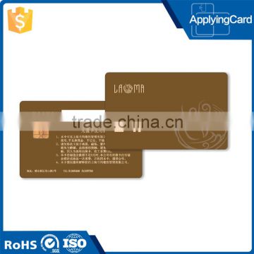 Competitive price smart contact ic card pvc rfid vip membership card for restaurant rechargeable card