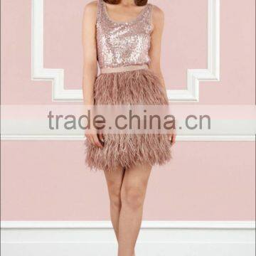 ZPDECOR Top Quality Factory Directly Supply Ostrich Feather Size 5-6 Inch Dodger Blue Marabou Feather Trim photo-6