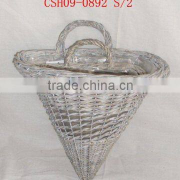 willow basket for garden or plant