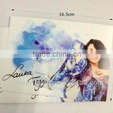 Beautifully decorated paper postcard for promotion