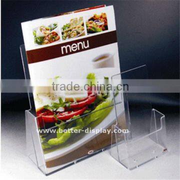 Hot custom clear acrylic label holders acrylic sign holder acrylic