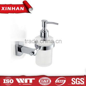 hotel bathroom use zinc alloy manual dispenser for liquid soap