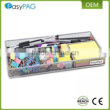 Custom Design High Quality S Size Metal Wier Mesh Office Desktop Organizer photo-2