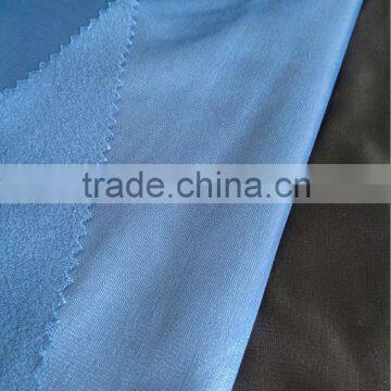 Calendered brushed tricot fabric 100%polyester