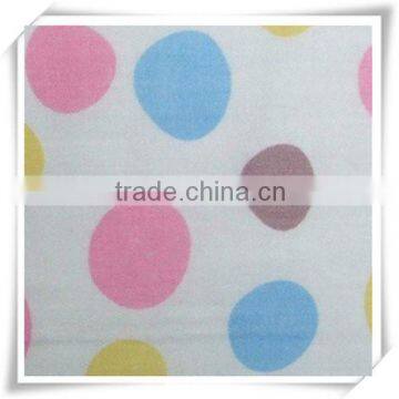 dots printed cotton twill