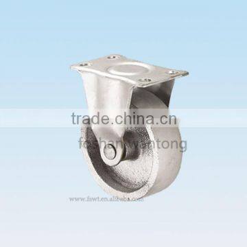 Good Quality Light Duty Cast Iron Metal Fixed Caster Wheel