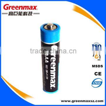 1.5v r03 um-4 aaa carbon dry battery