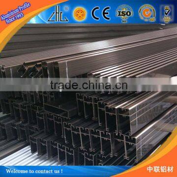 Hot electrophoresis aluminium extrusion supplier, supply construction aluminium profile for doors and windows