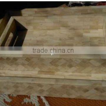 SIXTH SENSE Acrylic Bone Serving Trays photo-3