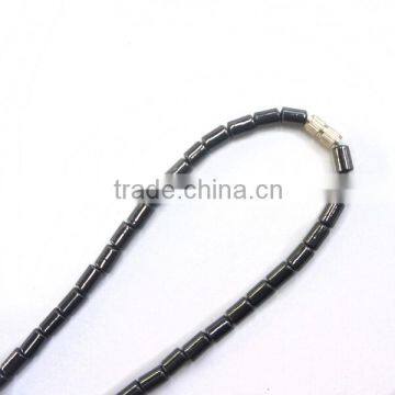Rosary,religious Rosary, Hematite Cylinder Cross Rosary, Catholic Necklaces photo-2