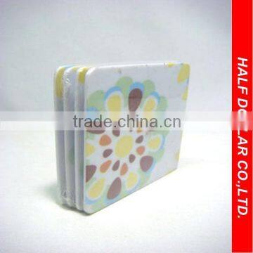 4pcs Boxed Creative Plastic Coasters For One Dollar Item,kitchenware