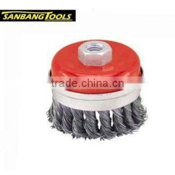 Cup Brush/Knotted Cup Brush/Twist Knot Wire Cup Brush