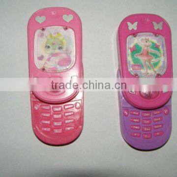 plastic slip mobile phone with 3Dpictures for children