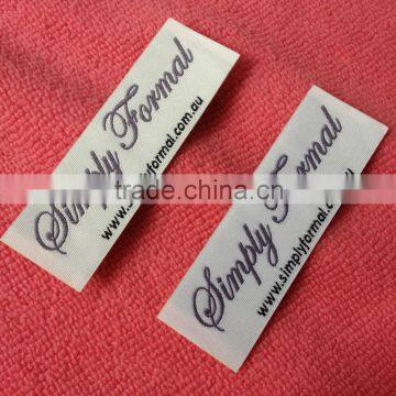 Neat Cutting Iron on Clothing Label,woven Label With Sticky Back