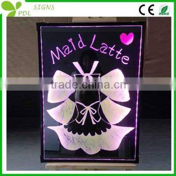 High Quality Indoor Low Price Led Writing Advertising Board