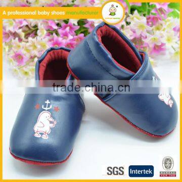 High Quality Infant Shoes Hot Sale Newborn Baby Leather Shoes photo-3