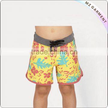 New design floral print belt beachshort
