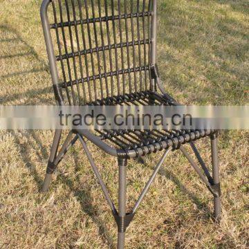 Outdoor PE rattan dining chair