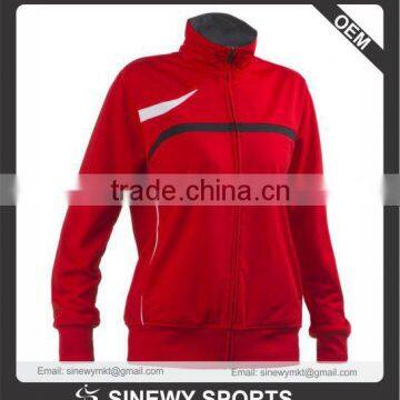 Custom high quality outdoor sport tracksuits top for training and jogging