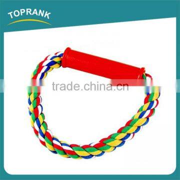 Hot sale pet training toys jumping rope and plastic dog toy